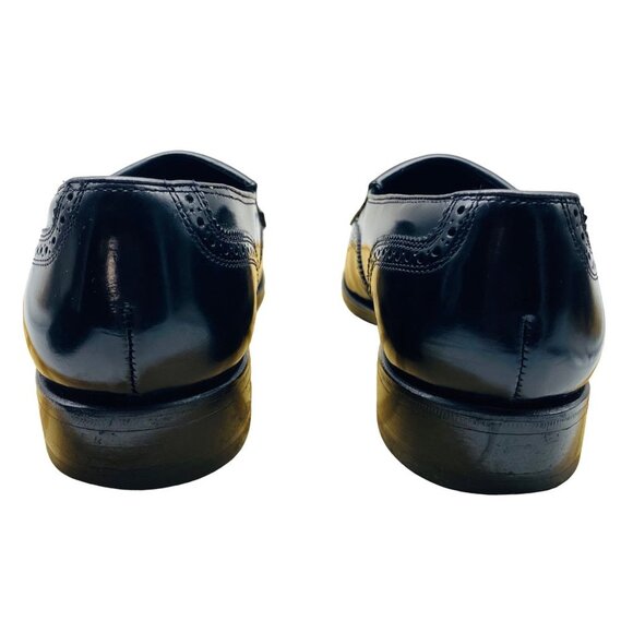 Florsheim Men Black Genuine Leather‎ Slip On Wingtip Kiltie Tassel Loafers Sz 8 main image 7